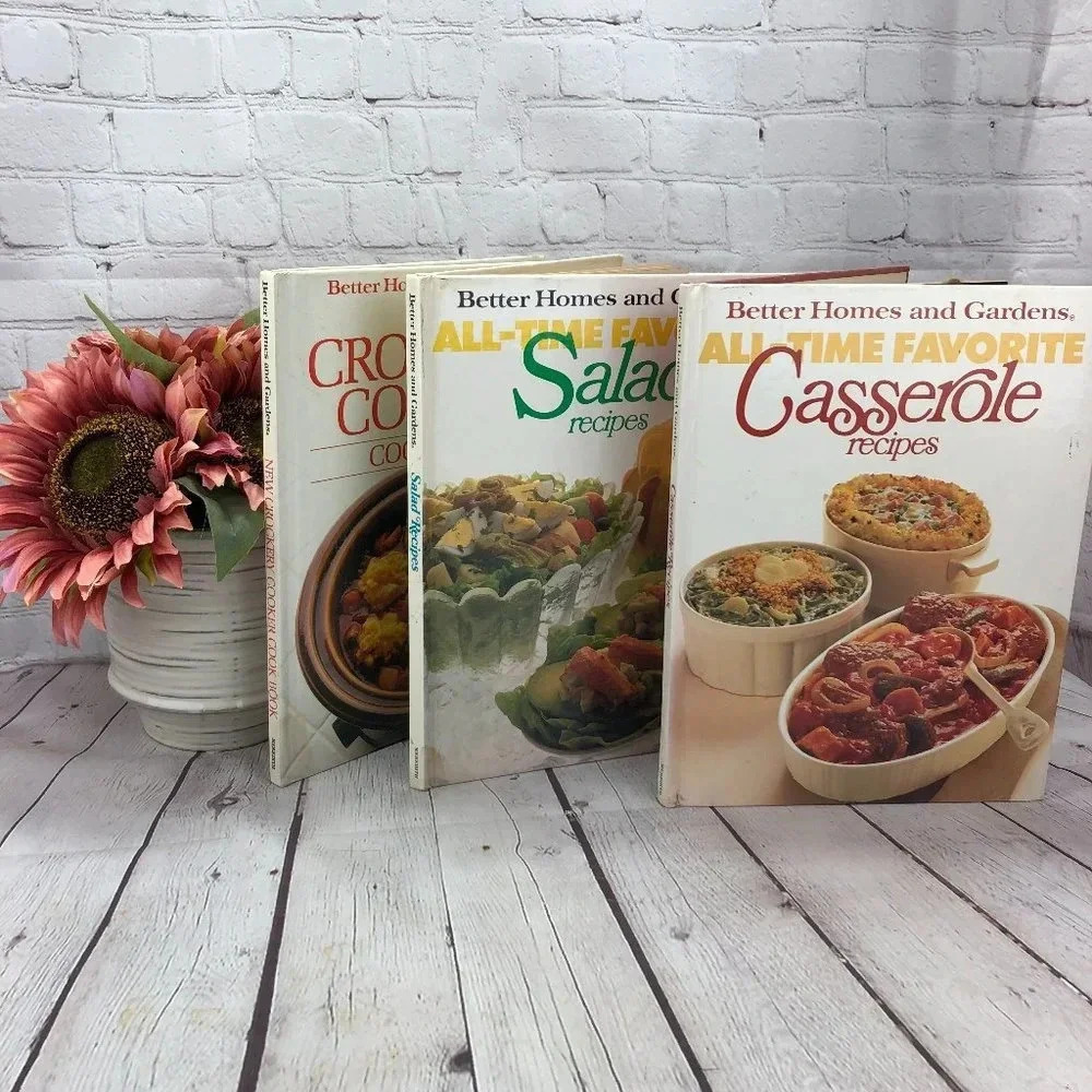 vintage better homes and gardens cookbook bundle